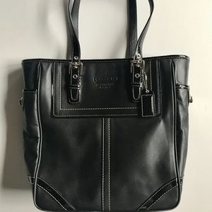 Coach Black Gallery Lunch Tote